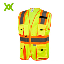 factory wholesale high visibility yellow reflective safety vest